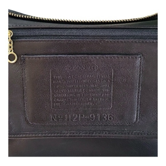 Vintage Coach Leather Crossbody Bag | 2002 Costa Rica | Brass Hardware - Picture 5 of 8